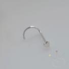 Piercing Nostril (Nariz) coração liso 1,5mm PP - Prata Piercing Nostril (Nariz) coração liso 1,5mm PP - Prata
