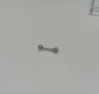 Piercing Orelha Tragus Em Ouro Branco 18k
