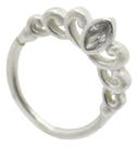 Piercing Para Septo Em Prata 925 Com Pedra Branca