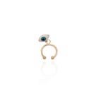 Piercing Pingente Olho grego Banho Ouro 18K