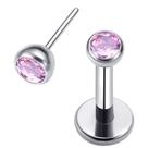Piercing Ponto de Luz Labret ASTM F136 Titanium 1.2*8*3mm