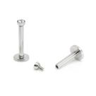 Piercing Ponto de Luz Rosca Interna com Zircônias 2mm