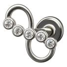 Piercing Prata 925 Para Cartilagem Símbolo Do Infinito
