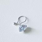 Piercing Pressão com Pedra Aço Inox