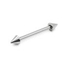 Piercing Reto Microbell 1.2mm Aço Cirúrgico Spike Piercing Reto Microbell 1.2mm Aço Cirúrgico Spike