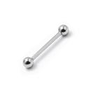 Piercing Reto Microbell 1.2mm em Aço Cirúrgico