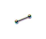 Piercing Reto Microbell em Aço Cirúrgico Anodizado Furta Cor