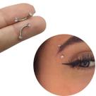 Piercing sobrancelha umbigo labio com zircônia aço cirurgico