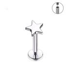 Piercing Titânio G23 Rosca Interna Hélix Trágus Cor:DouradoTamanho:6mm (P) Piercing Titânio G23 Rosca Interna Hélix Trágus Cor:DouradoTamanho:6mm (P)