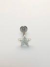 Piercing tragus estrela cravejada zirconias Prata 925 Piercing tragus estrela cravejada zirconias Prata 925