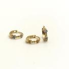 Piercing Uma Peça Ouro 18k Argola 6mm Coraçao com Diamantes B13240