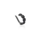 Piercing Unitário com Microcravações Banhado a Ródio Negro - Joia Elegante