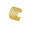 Piercing Vih Triny Encaixe Banhado a Ouro