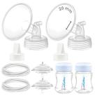 Piezas para Extractor de Leche Maymom 20mm Brida Válvula Tubo Botella