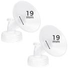 Piezas para Extractor de Leche Paruu para Spectra S1/S2/9 Plus 19mm Paquete de 2