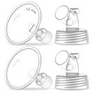 Piezas Para Sacaleches Maymom Bridas de Cuello Ancho de 12 mm de Dos Piezas Piezas Para Sacaleches Maymom Bridas de Cuello Ancho de 12 mm de Dos Piezas
