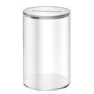 Piggy Bank acrílico transparente redondo para crianças Anime Piggy B