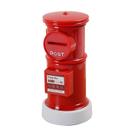 Piggy Bank Caixa postal vermelha retrô Coin Bank Home Metal