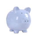 Piggy Bank Ceramic de grande capacidade 15.000 moedas azuis 28x19x22cm