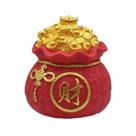 Piggy Bank Chinese Year Fortune Bag Coin Bank Home Red PVC