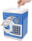 Piggy Bank Eletrônico Mini ATM para crianças brinquedo bebê, moeda segura