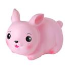 Piggy Bank Rabbit Pink para crianças, moedas, caixa de dinheiro, banco de dinheiro