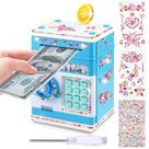 Piggy Bank Ranphykx com bloqueio de senha para crianças com adesivos
