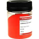 Pigmento Artístico em Pó Puro 100g Laranja Cadmio Cromacolor 103