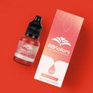Pigmento Orgânico para Micropigmentação Pêssego 10ml Peach RBKollors
