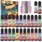 Pigmento para Resina Epóxi SigWong 24 Cores + 6 Glitter 6ml
