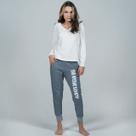 Pijama Adolescente Feminino Blusa Longa e Calça Jogger