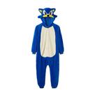 Pijama Adulto De Inverno Sonic Kigurumi Onesie Fantasia Cosplay Anime Roupa De Dormir Halloween
