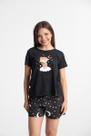 Pijama Adulto Feminino Camiseta E Shorts 100% Algodão