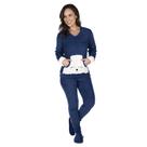 Pijama Adulto Feminino Plush Bolso Kanguru Quentinho Inverno 23105