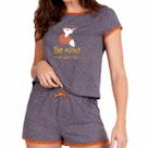 Pijama Adulto Feminino Short Dolls Lupo Confortável Grafite Pijama Adulto Feminino Short Dolls Lupo Confortável Grafite