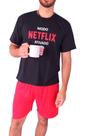 Pijama Adulto Masculino Modo Netiflix Ativado Tamanho G Pijama Adulto Masculino Modo Netiflix Ativado Tamanho G