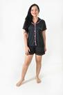 Pijama Americano Blogueira Feminino Aberto Com Botões