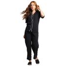 Pijama Americano Bloqueira Curto Bella Fiore Amamentação Aberto Botão Cirurgico Linha Noite