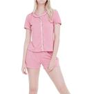 Pijama Americano Feminino Curto Bella Notte 10011005 Rosa