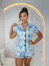 Pijama Americano Feminino Curto Bob Esponja