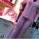 Pijama Americano Longo em Viscolycra - Tamanho G - Mardelle