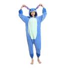 Pijama Animal Onesie SCOPUCI, unissex, flanela para adultos, azul