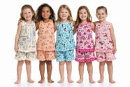 Pijama Baby Doll Menina Regata Algodão Mundo Dos Baixinhos