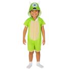 Pijama Bebe Macacão Fantasia Personagem Botão Verde
