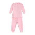 Pijama bebê manga longa em ribana