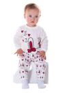 Pijama Bebê Menina Blusa Manga Longa e Calça Coelha