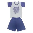 Pijama Blusa com Coruja e Short - Big Bless