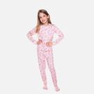 Pijama Blusa Manga Longa E Calça Malha Térmica Sublimada Infantil Menina Have Fun 29579 Azul Pijama Blusa Manga Longa E Calça Malha Térmica Sublimada Infantil Menina Have Fun 29579 Azul