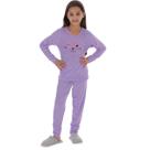 Pijama Bordado Plush Infantil Menina Victory