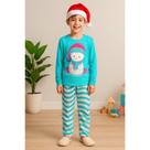 Pijama Calça e Blusa tema Natal Boneco de Neve